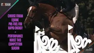 Choose Foran Equine's PRE-FUEL GEL for rapid energy + performance boost this competition season