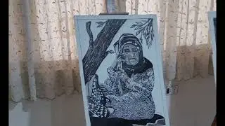 مشاركتي 20 لوحة في معرض مكتب الباب معرض الرسم السنوي الأول