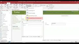 Access Navigation Form