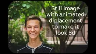 Profile Pic with animated Displacement