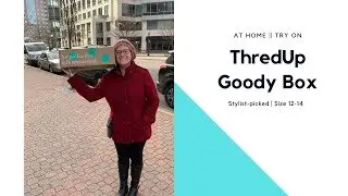 ThredUp Goody Box Unboxing + Try On | Size 14 Thrift Stylist Review