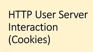 HTTP User Server Interaction Cookies