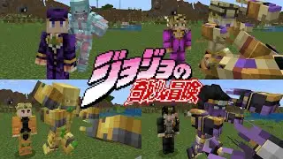 I Became A STAND USER JOJO STAND DISC Addon/Mod Mcpe 1.20