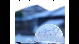 Мыльный пузырь на морозе