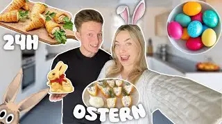 NUR Ostern Essen für 24 STUNDEN 🥕🐰