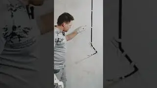 Диагональные штробы? Бра и полотенцесушители заводим кабель под 45°, Смотри полный ролик👉