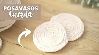 DIY FACILES posavasos SIN COSER de CUERDA | El Taller de AJ