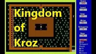 Kingdom of Kroz II DOS Game Review, (1990)