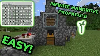 SIMPLE 1.21 MANGROVE PROPAGULE FARM TUTORIAL in Minecraft Bedrock (MCPE/Xbox/PS4/Nintendo Switch/PC)