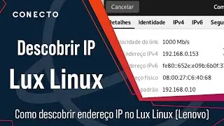 Lenovo Lux Linux - Como descobrir endereço IP de uma interface de rede   (Placa de rede)