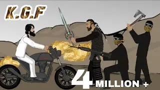 Kgf chapter 2 animation || rockey vs adheera fight || NI animation