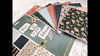 🌺TUTO 1🌺MINI ALBUM INSOLITE AVEC UN BLOC DE CHEZ ACTION #scrapbooking #tutorial #action #tutoriels