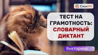 📝 Тест по СЛОВАРНЫМ СЛОВАМ | Викторина по русскому языку | Проверьте свою грамотность