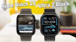 Apple Watch Series 10 Vs Ultra 2 (Satin Black)