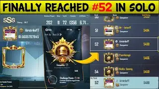 🔥Finally Reached🇮🇳Top 50 In Solo Leaderboard | IphoneXR,11Pro,12,12Pro,12ProMax,13,13Pro,13ProMax
