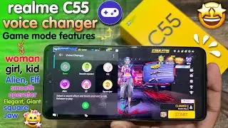 Realme C55 Game Mode features 😍 Voice changer Not Working?😞 Let's test📍Live...