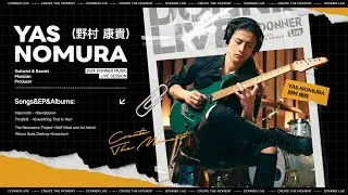 Exclusive First Listen! Technical Fusion Guitarist Yas Nomura's Solo New Single I Donner Live