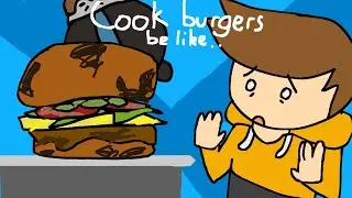 Cook Burgers be like.. | Roblox Animation