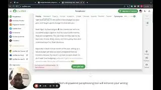 Quilbot - Creating Unique Content with AI Paraphrasing