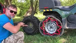 УТОПИЛИ! КВАДРОЦИКЛ НА ГУСЕНИЦАХ