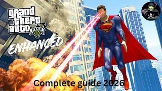 🎮 How to Install Superman Mod  in GTA 5 Enhanced | Full Step-by-Step Guide (2026) Mods setup Guide