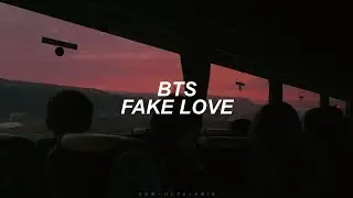 BTS - Fake Love (english lyrics)