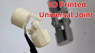 3D Printed Universal Joint With Fusion 360 Tutorial