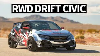 900hp RWD Honda Civic... Drift Car!? SEMA 2019 Madness Begins