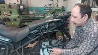 Рамки под боковые сумки с креплением канистры.