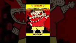 shin-chan scary mysterious character 😱💀 #shorts #doraemonshinchan #youtubeindia