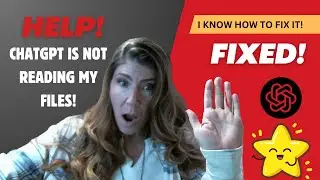 FIXED ChatGPT 4 not reading PDF files | ChatGPT not reading files | Fix ChatGPT File Reading Error