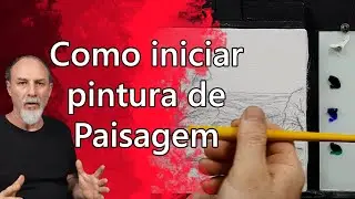 Como começar pintura de paisagem