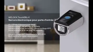 Serrure connecté avec empreinte WELOCK Smart Touch61