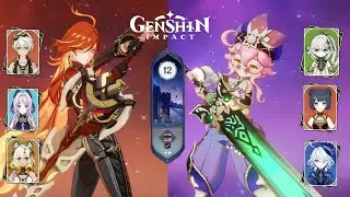 C0 Mavuika hypercarry and C6 Dori Aggraburn | Genshin Impact Abyss Floor 12 clear 5.3