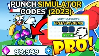 FREE GEM CODES SEPTEMBER (2023) | PUNCH SIMULATOR ROBLOX