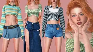 SUPER PACK de ROUPAS FEMININAS  - The Sims 4 + sims (completa)