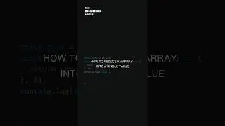 JavaScript ES6: how reduce an array into a single value