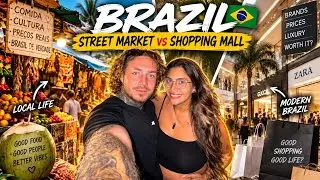 WE DIDN’T EXPECT THIS IN BRAZIL! 🇧🇷 | Street Market vs Shopping Mall