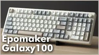 Epomaker Galaxy 100 Review | A Marbly Sounding Keyboard For Work and Productivity!