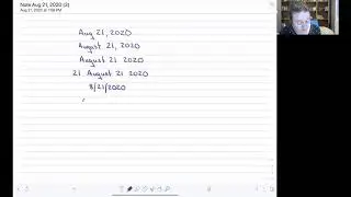 Introduction to dates and times