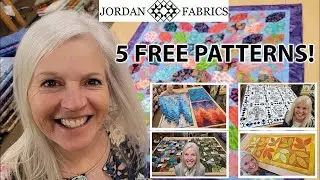 5 FANTASTIC FREE QUILT PATTERN'S WITH DONNA!