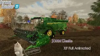 FARMING SIMULATOR 22 - ОБЗОР JOHN DEERE X9 FULL ANIMATED ИНТЕРАКТИВЕ CONTROL