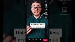 Neue TikTok Funktion 🤳🏻 - Untertitel hinzufügen #shorts #tiktok #tiktokupdate