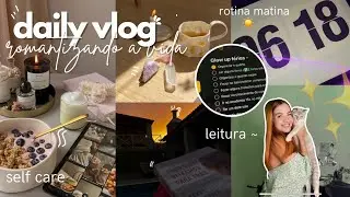 Daily vlog nas férias ✨| self care, leitura, rotina de empreendedora 🤍