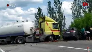 Страшная авария возле села Каменское