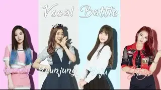 Wendy (Red Velvet) VS Yeunjung (WJSN) VS Yuju (Gfriend) VS Jihyo (Twice) -Vocal Battle (B4 - F#5 )