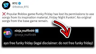 funky friday is over... (roblox drama)