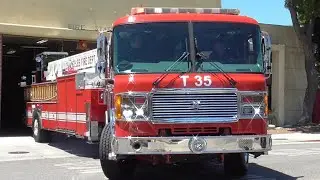 LAFD Light Force 35 Responding x2