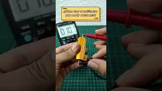 ¿Cómo medir resistencia con tu multímetro? #Multimetros #Multimetro #Resistores #Resistor