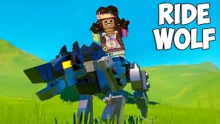 LEGO Fortnite, How to Build Rideable Animals.. 🐺